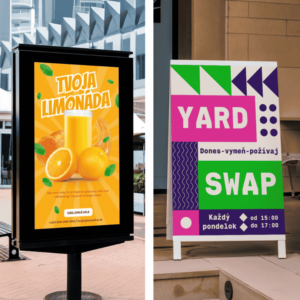 graphic design - design for banner and sign
