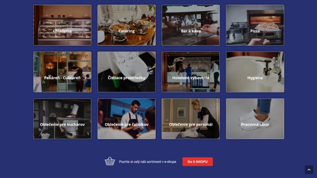 webdesign pre firmu gastro glass tatry