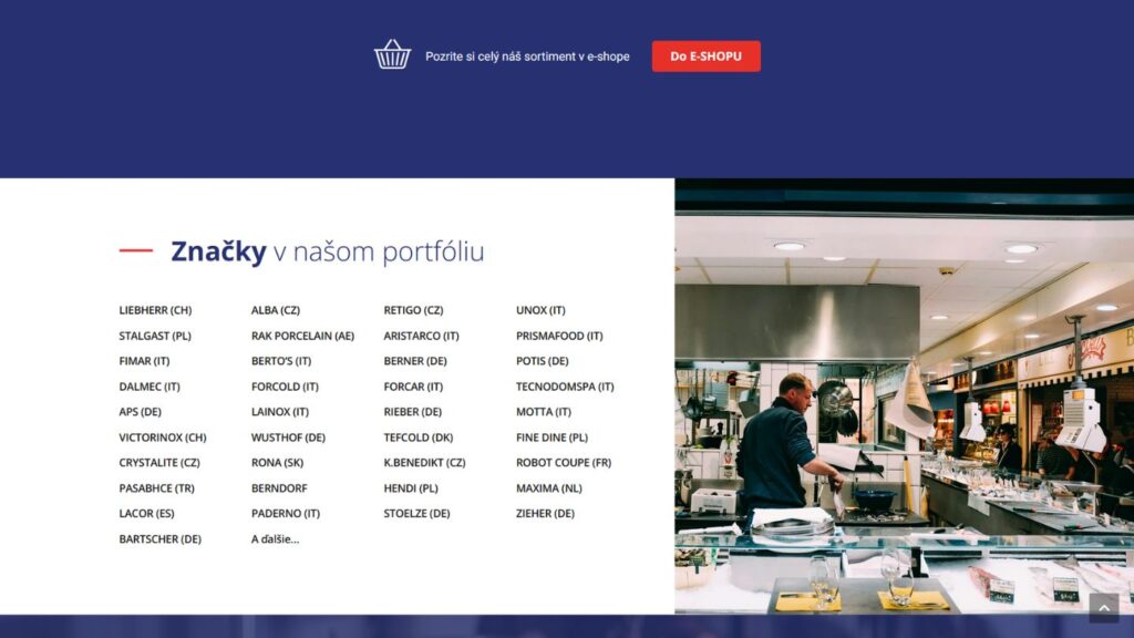 webdesign pre firmu gastro glass tatry