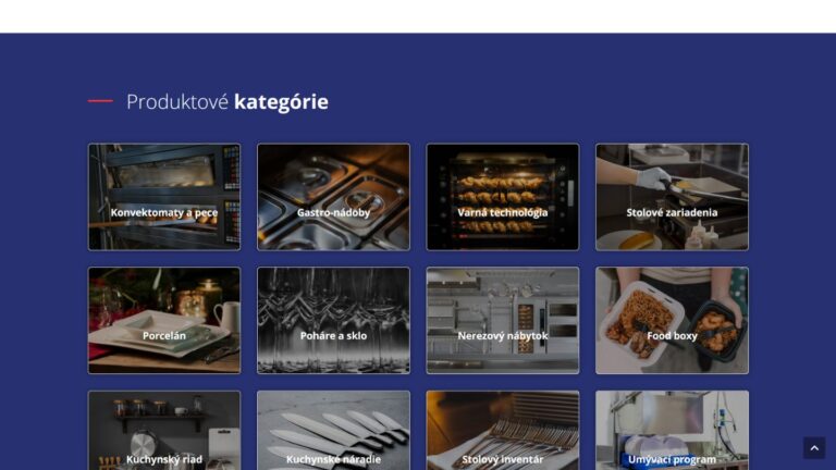 webdesign pre firmu gastro glass tatry